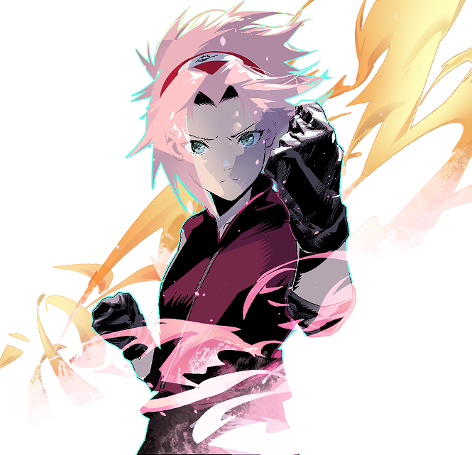 haruno sakura (naruto and 1 more) drawn by cofffee