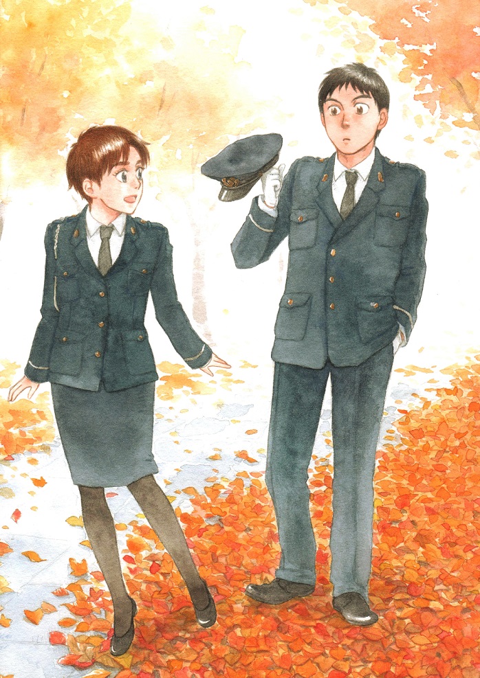 izumi noa and shinohara asuma (kidou keisatsu patlabor) drawn by ususionorisio
