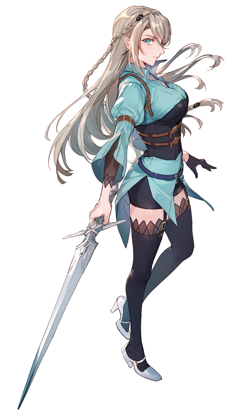elaine auclair (eiyuu densetsu and 2 more) drawn by achan_(blue_semi)