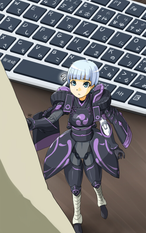 fubuki (busou shinki) drawn by azuma_doguu
