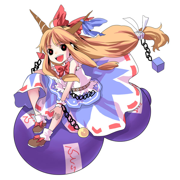 ibuki suika (touhou) drawn by yoko_(shiocolor)