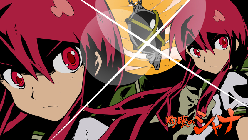 shana and alastor (tengen toppa gurren lagann and 1 more) drawn by uo_ichiba
