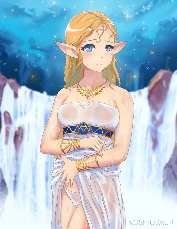 princess zelda (the legend of zelda and 1 more) drawn by koshio