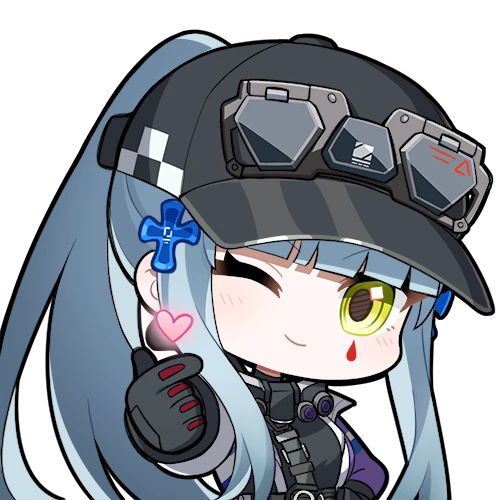 hk416 and klukai (girls' frontline and 1 more)
