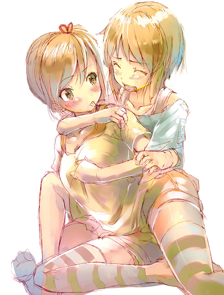 hagiwara yukiho and futami mami (idolmaster) drawn by yae_(mono110)
