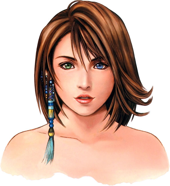yuna (final fantasy and 1 more) drawn by nomura_tetsuya