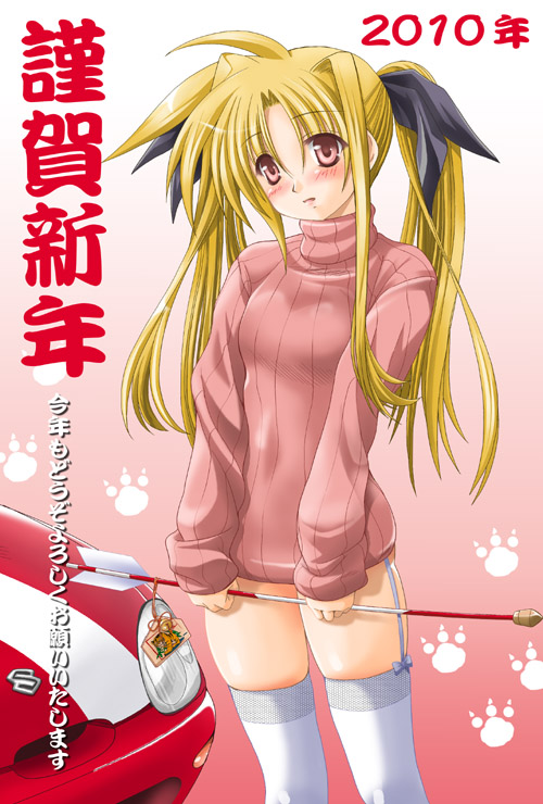 fate testarossa (lyrical nanoha and 1 more) drawn by mio_(fastest_lap)