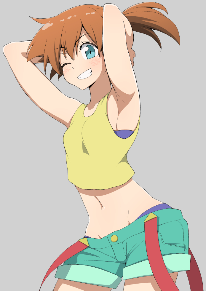 misty (pokemon and 1 more) drawn by salpin