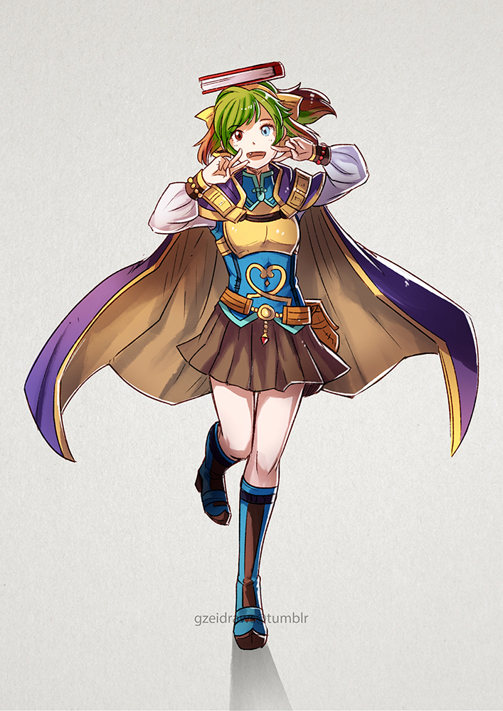 nino and delthea (fire emblem and 3 more) drawn by gzei