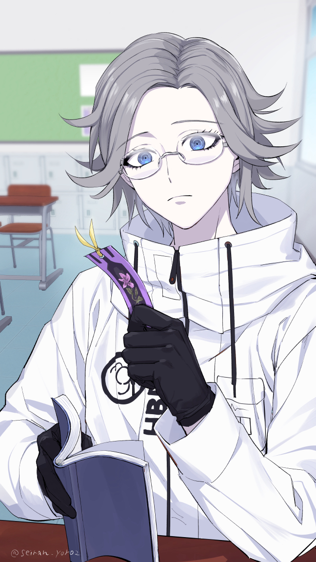 aotsuki eito (the hundred line -last defense academy-) drawn by seiran_yoroz