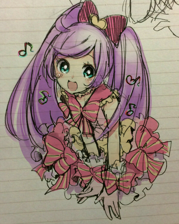 manaka laala (pretty series and 1 more) drawn by touyama_soboro
