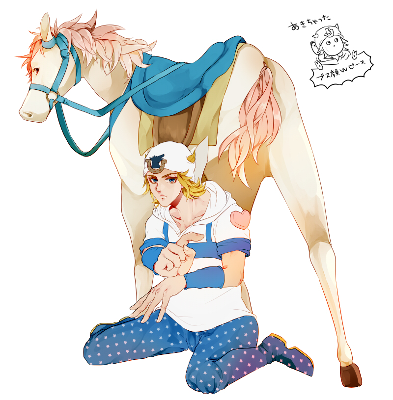 johnny joestar (jojo no kimyou na bouken and 1 more) drawn by kumio-appon