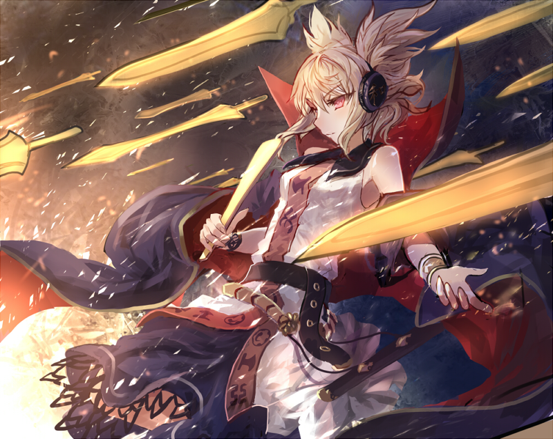 toyosatomimi no miko (touhou and 2 more) drawn by makai_no_juumin