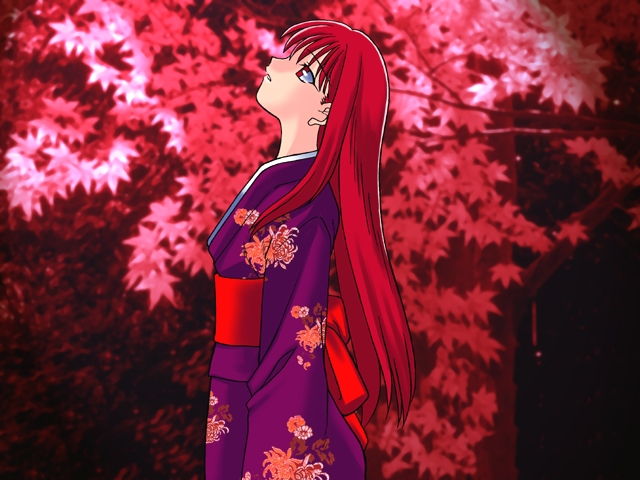 tohno akiha and vermillion akiha (tsukihime) drawn by takeuchi_takashi