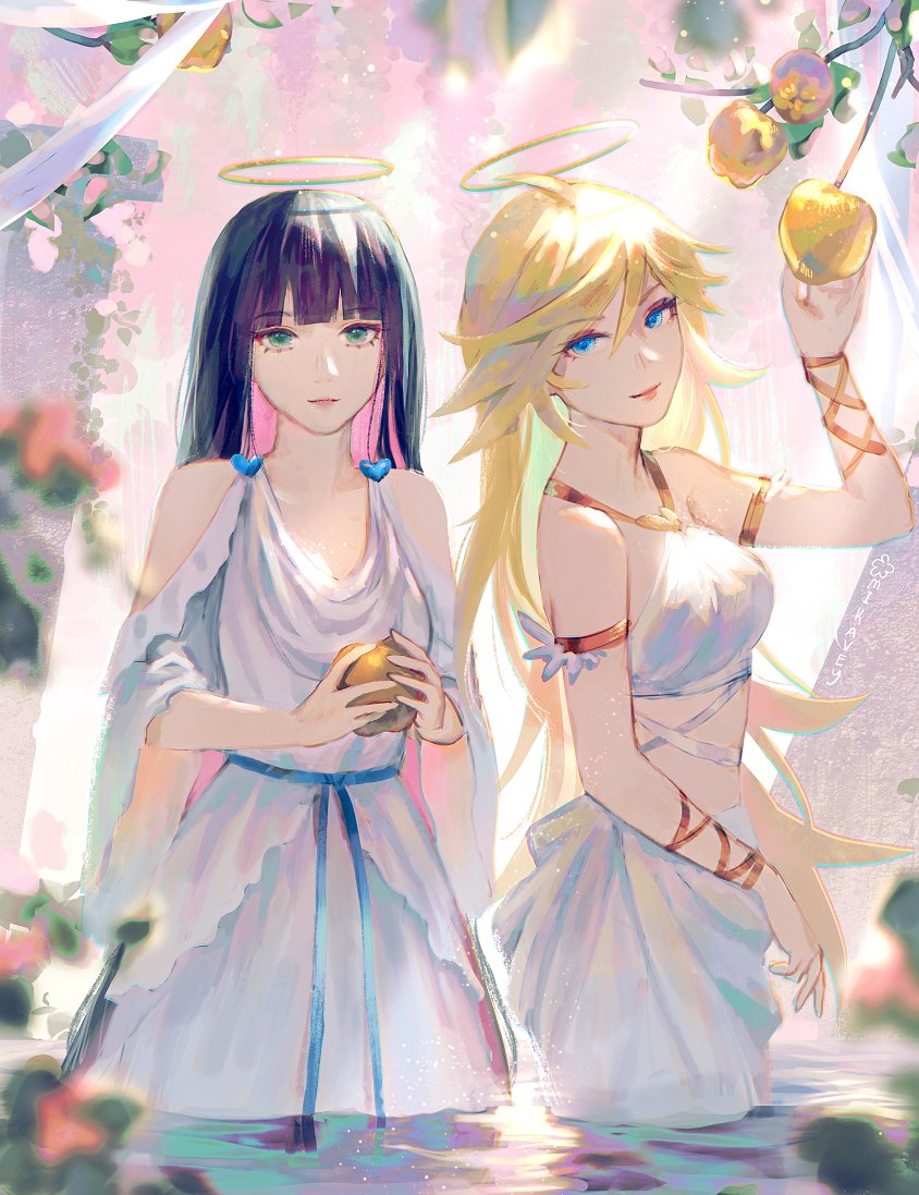 stocking and panty (panty & stocking with garterbelt) drawn by mikavvvi