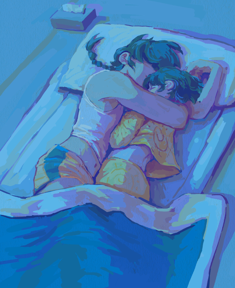 tendou akane and saotome ranma (ranma 1/2) drawn by rvsa