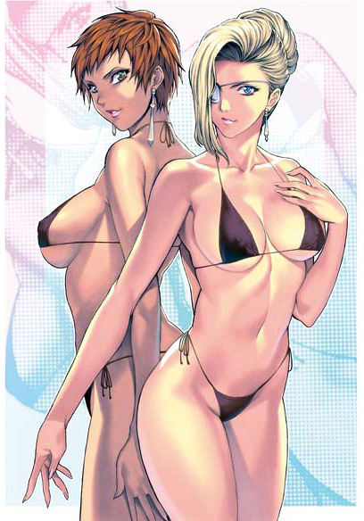 vice and mature (the king of fighters and 1 more) drawn by homare_(fool's_art)