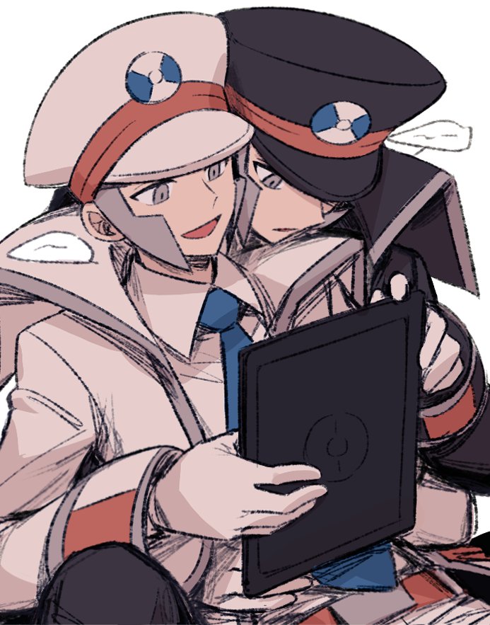 ingo and emmet (pokemon and 1 more) drawn by seku_000