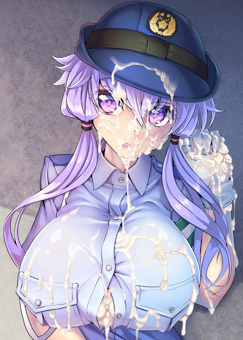 yuzuki yukari (vocaloid and 1 more) drawn by ninopal