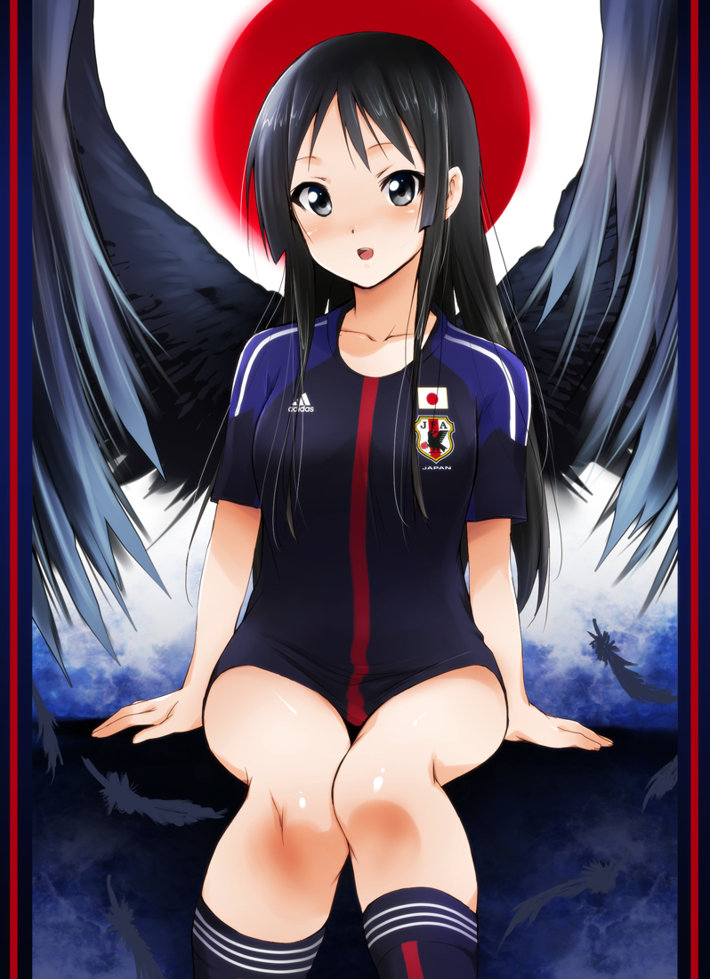 akiyama mio (k-on! and 1 more) drawn by kaiga