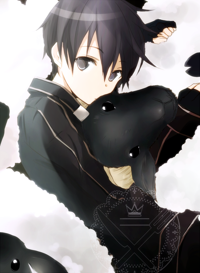 kirito (sword art online) drawn by tsukimori_usako