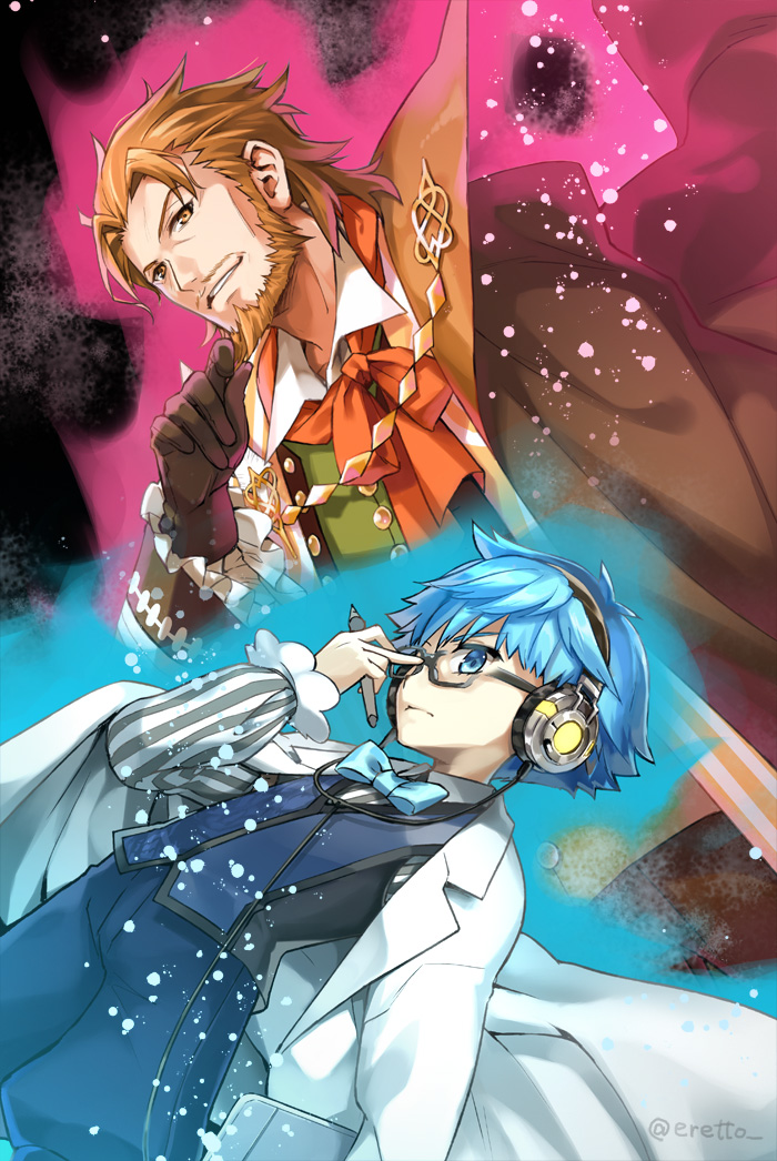 hans christian andersen and william shakespeare (fate and 1 more) drawn by eretto
