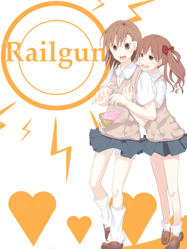 misaka mikoto and shirai kuroko (toaru majutsu no index and 1 more) drawn by amewarashi-1