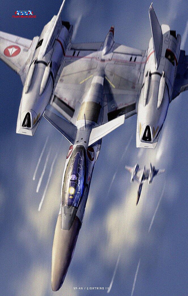 vf-4 (macross and 1 more) drawn by asterozoa