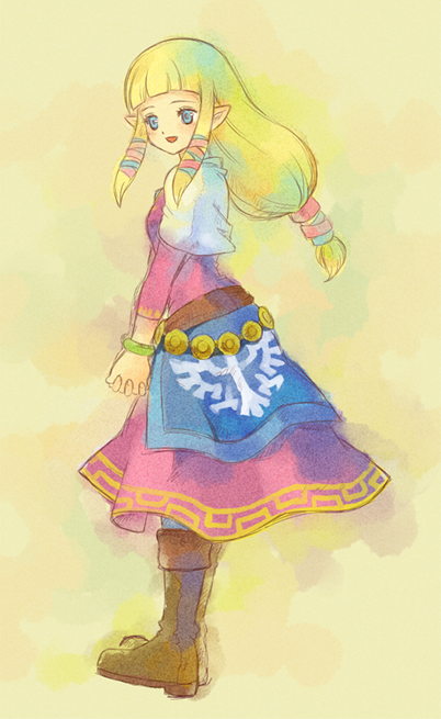 princess zelda (the legend of zelda and 1 more) drawn by mutsuki_kaya