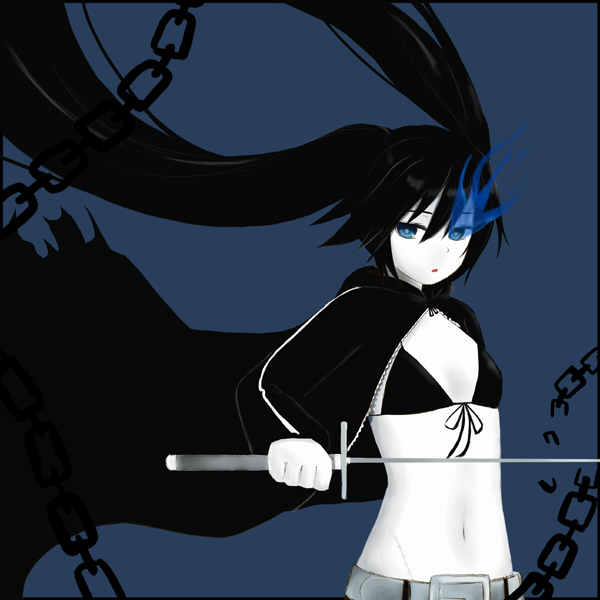 black rock shooter (black rock shooter) drawn by aki081