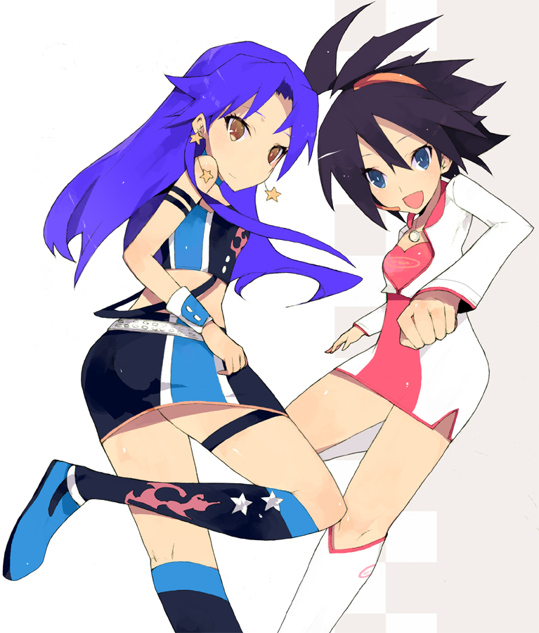 kisaragi chihaya and kikuchi makoto (idolmaster and 1 more) drawn by brws