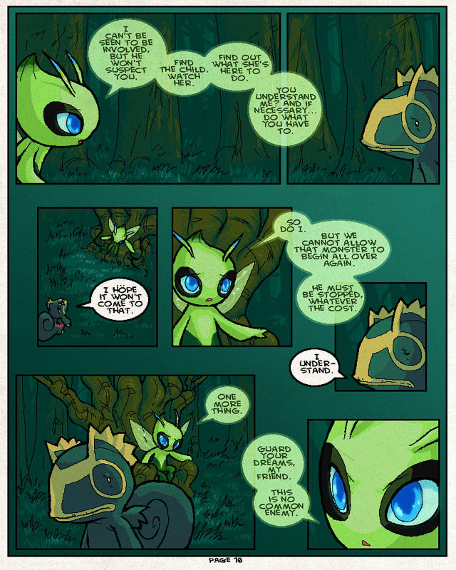 celebi and kecleon (pokemon and 1 more) drawn by sulfurbunny