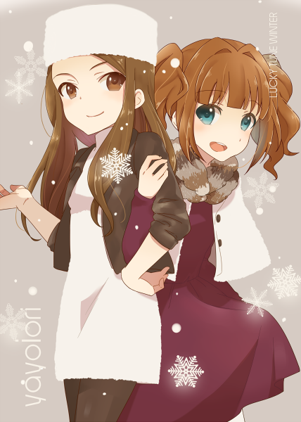 minase iori and takatsuki yayoi (idolmaster) drawn by morii_(lucky_tune)
