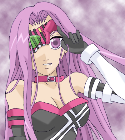 medusa and kamen rider decade (fate and 3 more) drawn by sagiriruma