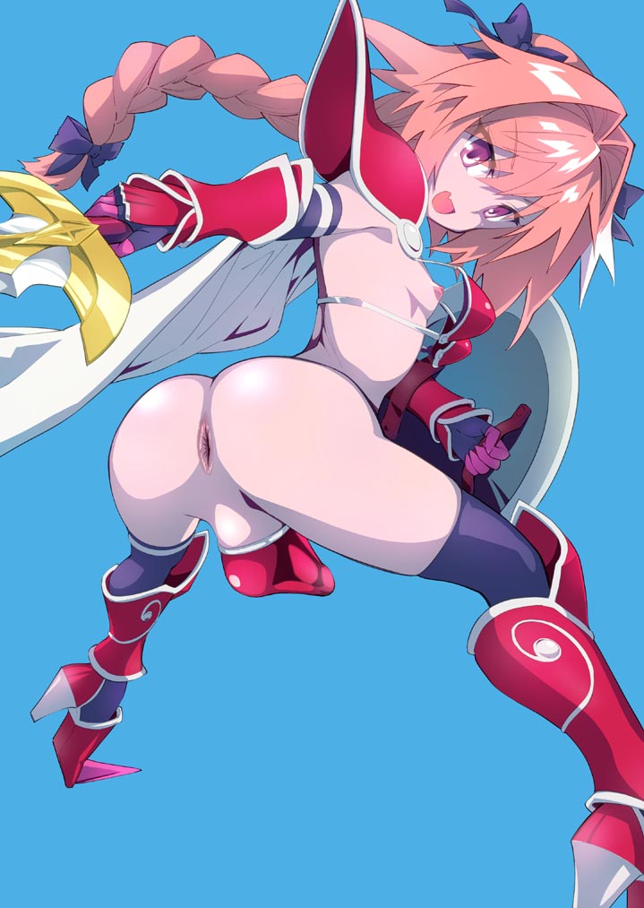 astolfo, elizabeth bathory, and ookubo rumi (fate and 1 more) drawn by clover_(hi-per_pinch)