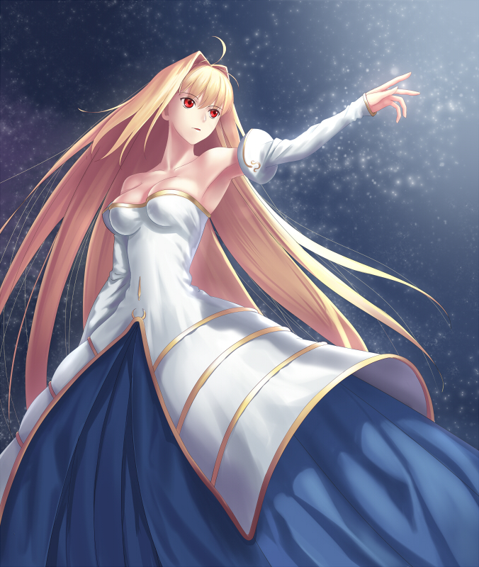 arcueid brunestud and archetype earth (tsukihime) drawn by tsukikanade