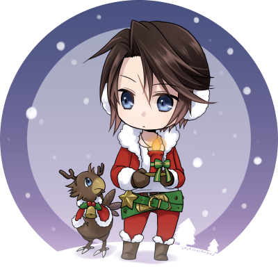 squall leonhart (final fantasy and 1 more) drawn by hiryuu_(kana_h)