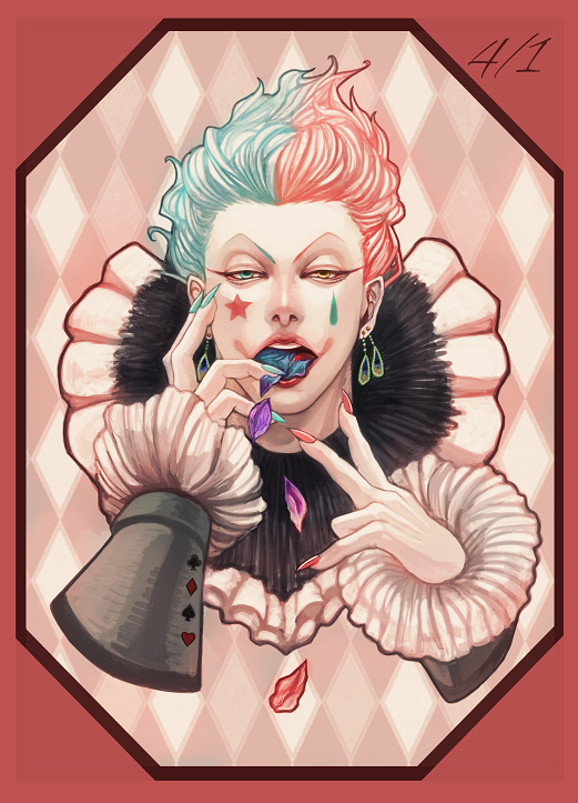 hisoka morow (hunter x hunter) drawn by bibibisk