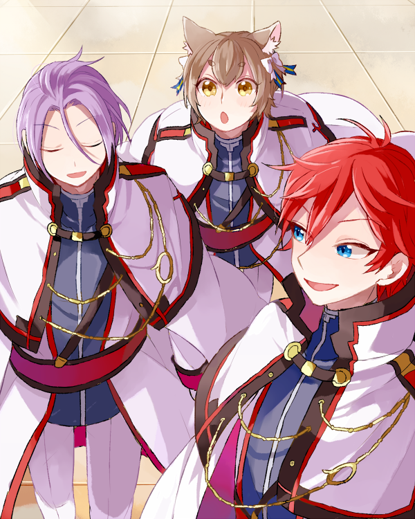 felix argyle, reinhard van astrea, and julius juukulius (re:zero kara hajimeru isekai seikatsu) drawn by parupin