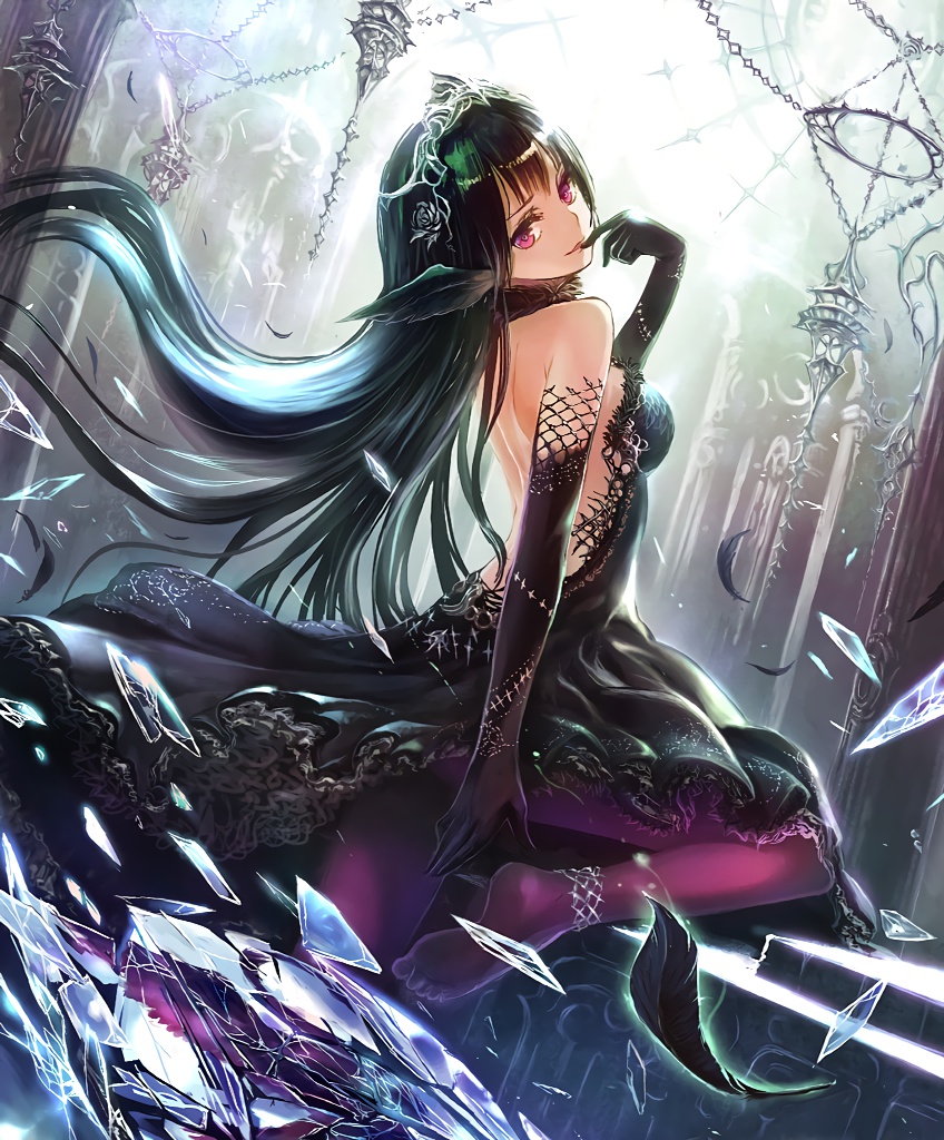 odile black swan (shingeki no bahamut and 1 more)