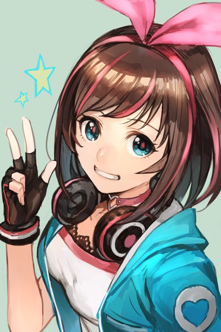 kizuna ai (kizuna ai inc.) drawn by hungry_clicker
