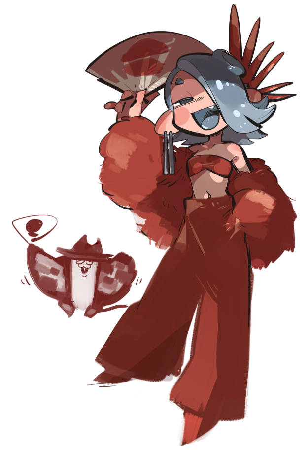 shiver and big man (splatoon and 1 more) drawn by tirarizun