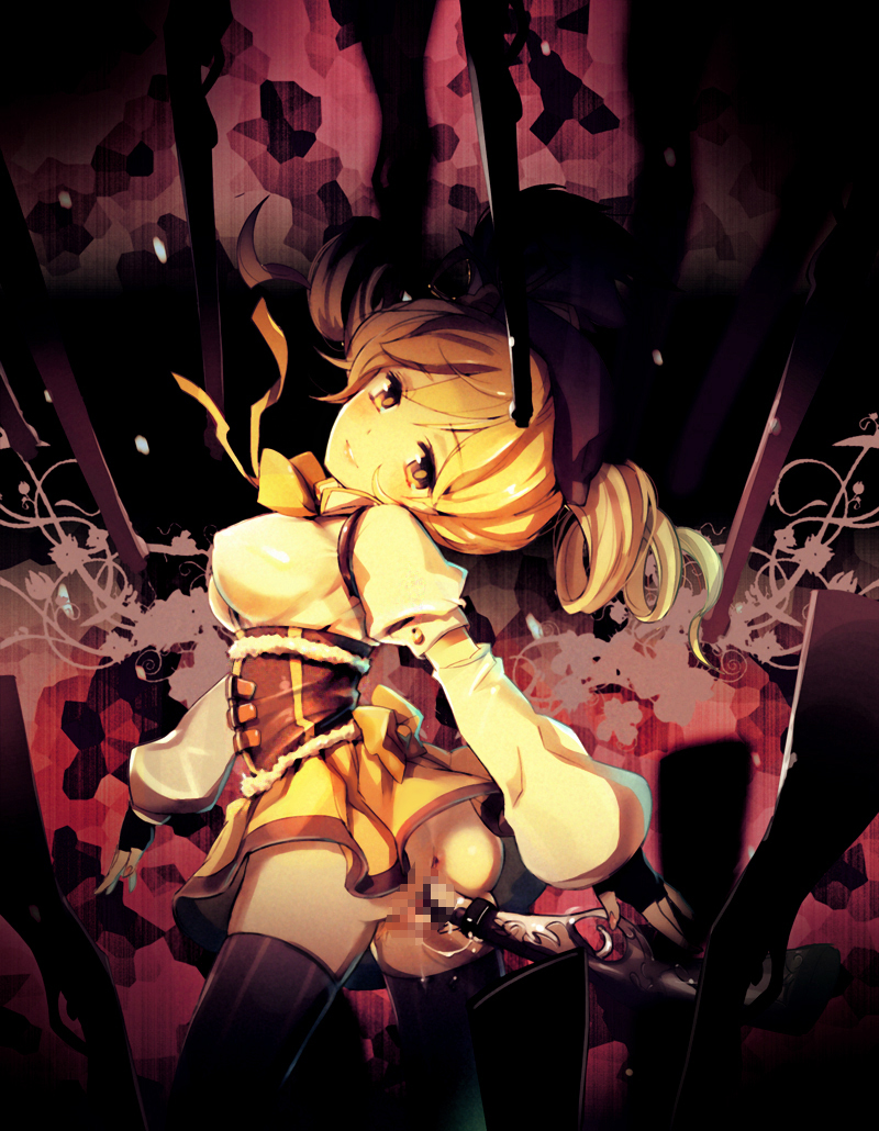 tomoe mami (mahou shoujo madoka magica) drawn by alicecrazy