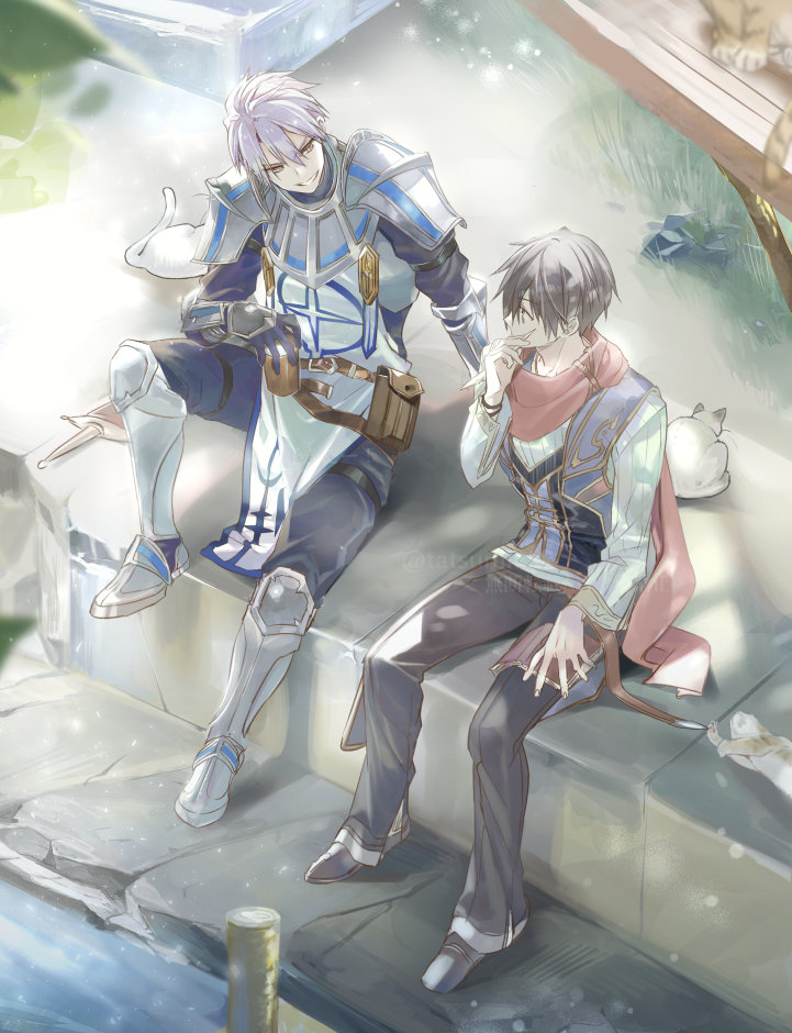 adol christin and credo aiblinger (ys and 1 more) drawn by tatsumikkk