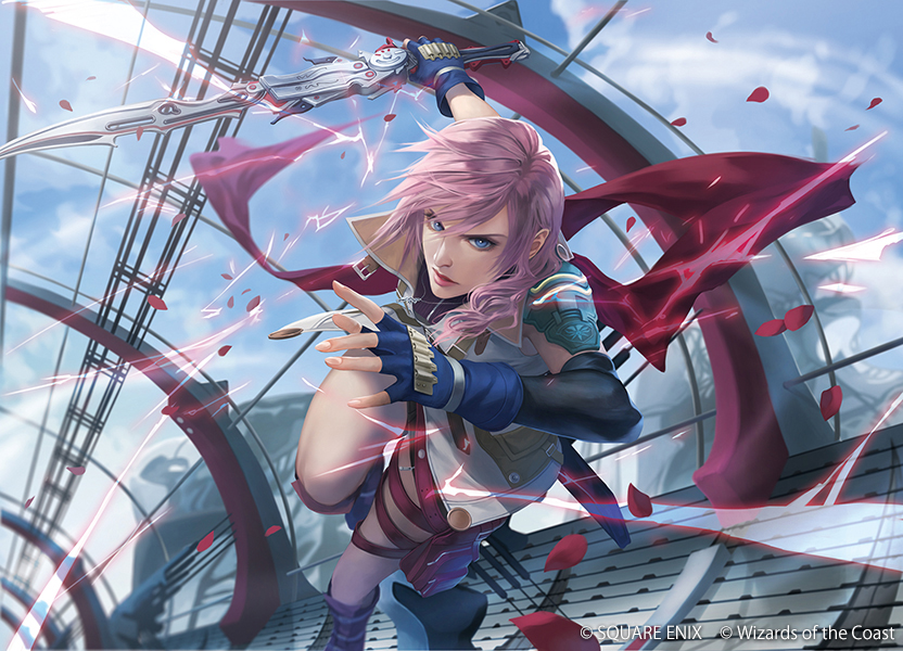 lightning farron (final fantasy and 2 more) drawn by shiyuu_(shiyu)