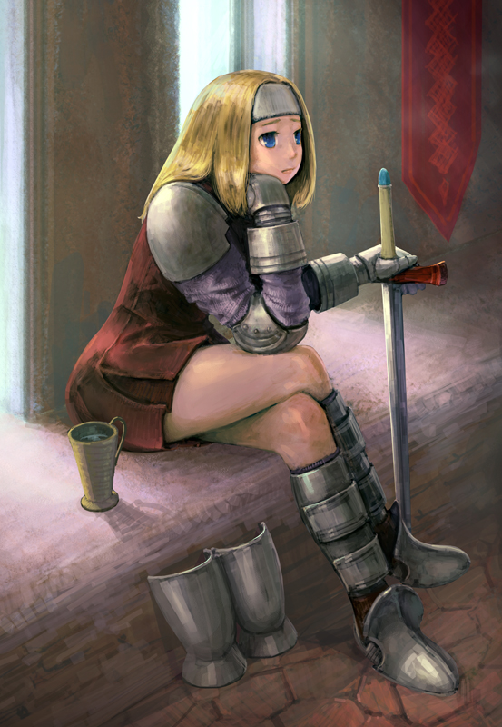 squire (final fantasy and 1 more) drawn by roten