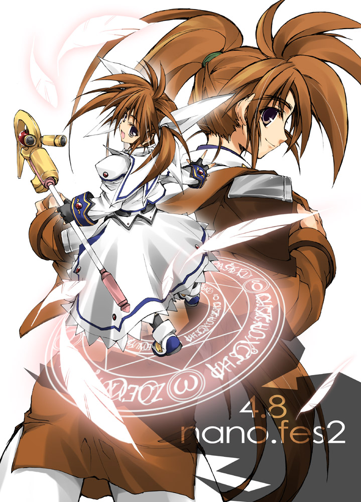 takamachi nanoha and raising heart (lyrical nanoha and 3 more)