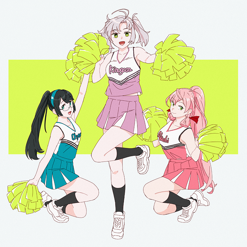 ooyodo, akashi, and kinugasa (kantai collection) drawn by ojipon