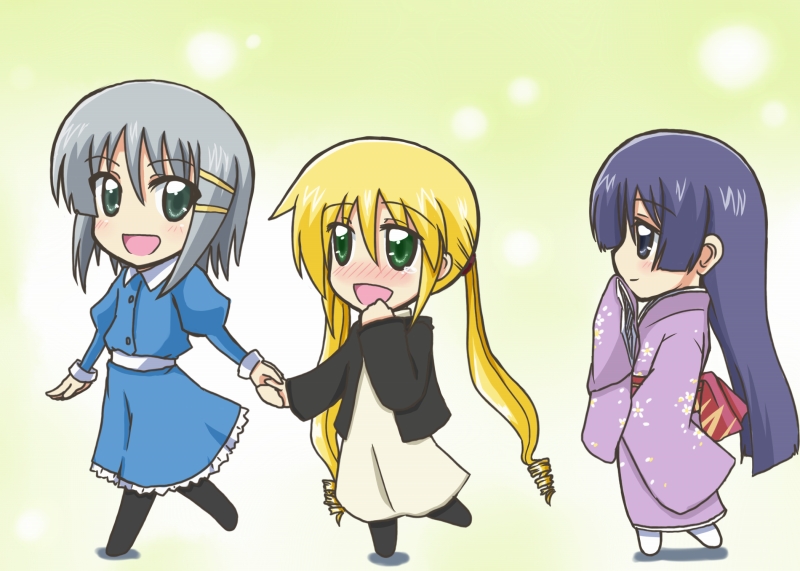 sanzen'in nagi, aizawa sakuya, and saginomiya isumi (hayate no gotoku!) drawn by reverse_(bluefencer)