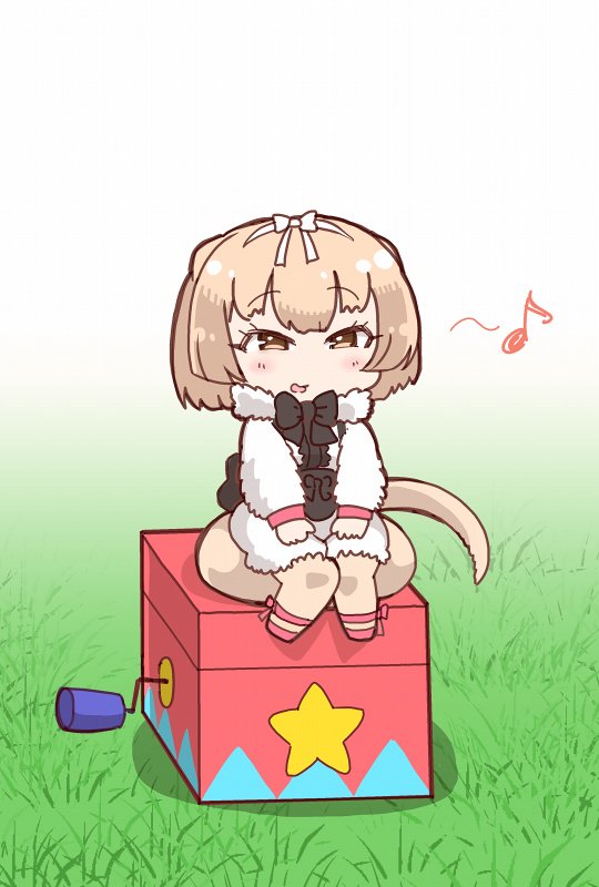 silky anteater (kemono friends and 1 more) drawn by tanaka_kusao